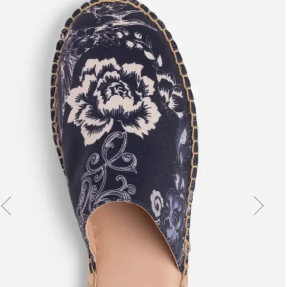 NEW JOHNNY WAS Olivia Mule Espadrille Flats olivia print for women 122tn - Picture 5 of 7
